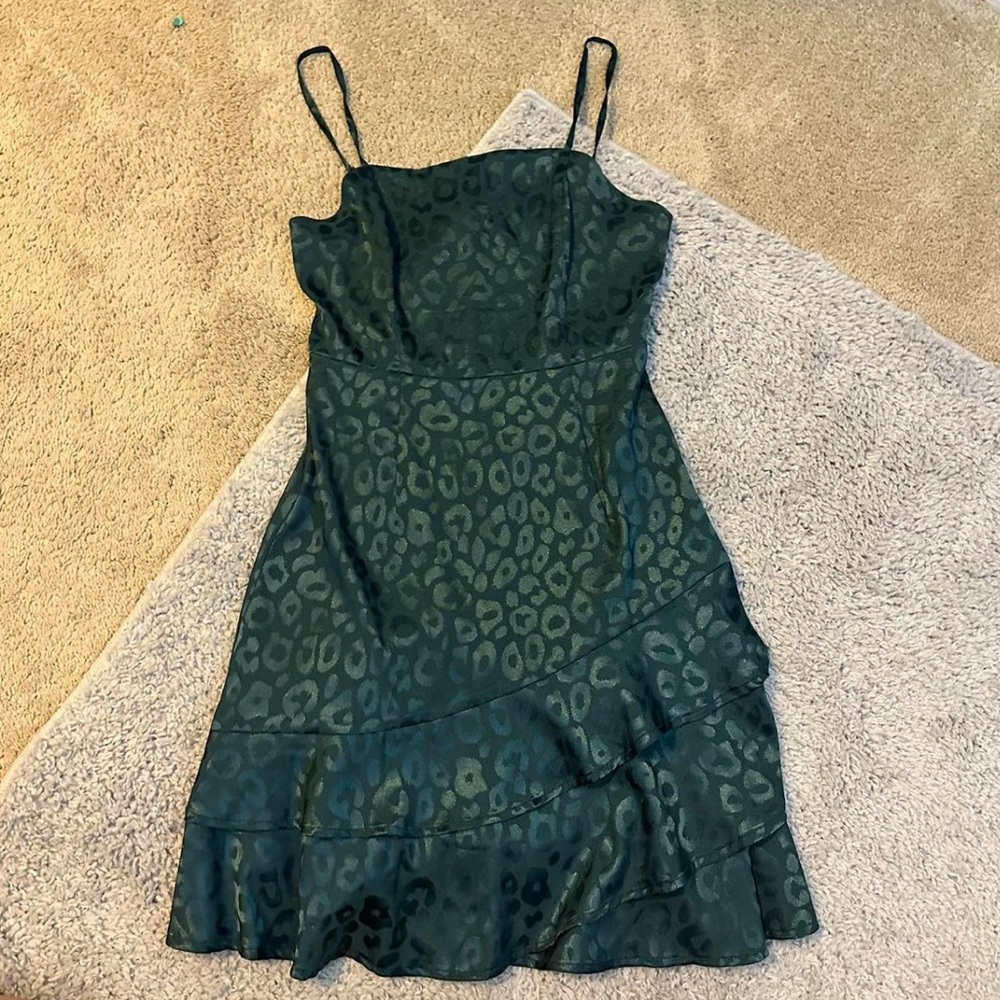 Altar'd State Dark Leopard Print Dress